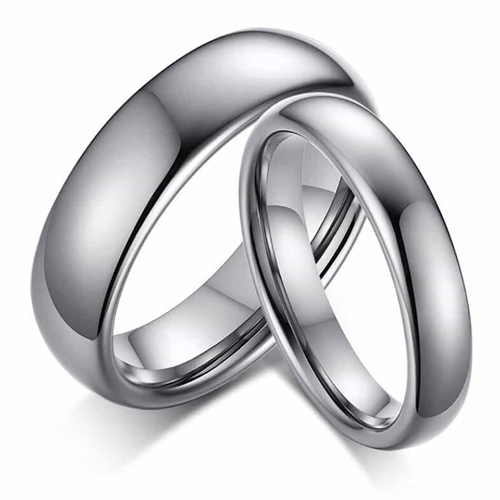 Billede af Vielse eller forlovelse ring i tungsten carbide