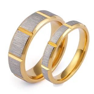 Aurelius Prime – Matteret Forgyldt Stålring