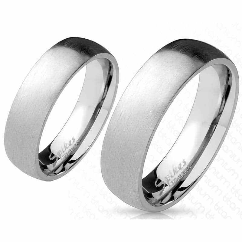 Titanium ringe matte