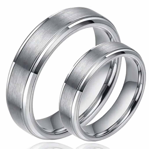 Se Tungsten forlovelse eller vielsesring "Hacky" hos Promiz.dk