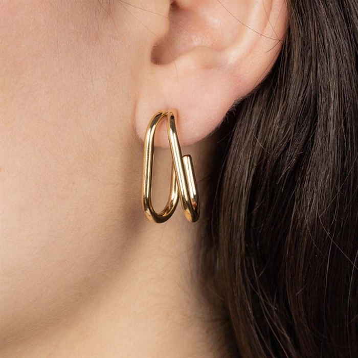 Twin ørering golden