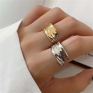 Delia ring / Sterling 14K belagt