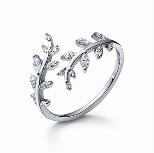 Flower ring i sølv til hende