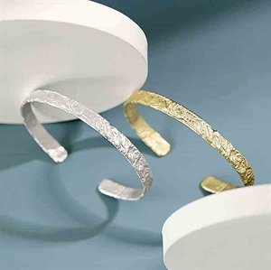 Bangle i sterling 925 / 14K