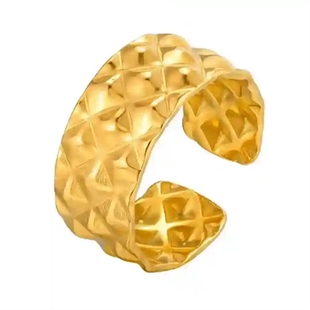 Aurora Ring – Forgyldt Statement Ring til Kvinder